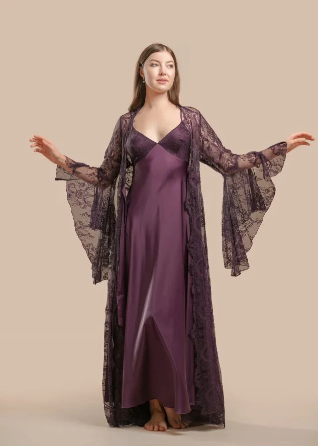 Short Silk Nighty for Women